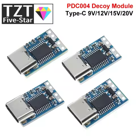 Type-C PD decoy module PD2.0 PD3.0 to DC DC trigger extension cable QC4 charger 9V 12V 15V 20V Fast