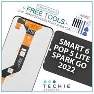 LCD DISPLAY FOR INFINIX SMART 6 X6511 / TECNO POP 5 LITE BD4 / TECNO SPARK GO 2022 KG5