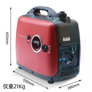Mini Small Gasoline Generator Household Frequency Conversion 220V Single-Phase Portable 1 kilowatt 3
