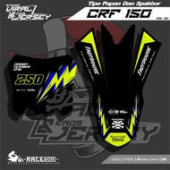 SV-003 Sticker Board and Fender CRF 150/CRF450/CRF250/RMZ/KLX Latest - Sticker Variation CRF 150/CRF