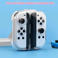 Mini Transparent Case For Nintendo Switch &amp; Switch Oled Joycon Handle Storage Box For NS Joycon Dust-proof High-permeability PC Protective Case