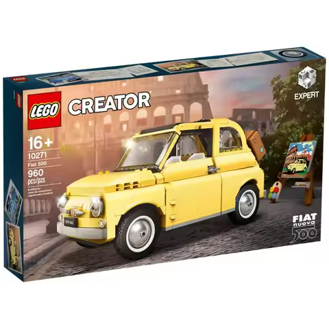 LEGO® Creator Expert Fiat 500 Model Car 10271 Building Kits for Adults and Teenagers Ages 16+ 960 Pi
