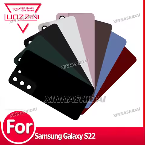 Battery Back Cover For Samsung Galaxy S22 Back Battery Cover Rear Door Housing Case No Camera Lens F