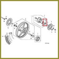 ∵ ⭐ 1pc Flange Hub Oil Seal/Dust Seal (Rear Wheel) for XRM110/125/Wave125/RS125 (Genuine 91251-KGH