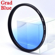 KnightX Grad ND Blue Camera color Lens Filter 58mm 62mm 67mm 77mm