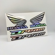 [7-color decal] Dream car sticker and sticker with Honda bird wingbag