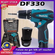 Makita DF330 12V 1400Rpm Cordless Drill Driver 12V Lithium Battery Rechargeable Hand Dril Cordless Drill Power Tools Set