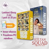 SAPUTRA KORI SULTAN SQUAD LOVE ACADEMY Premium Photocard - 2 sides - 1 Pack contains 25 pcs photo Sa