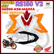 100% Original Honda RS150 V2 / RS150R / RS 150 Coverset Cover Set/Stripe Set YR3 Repsol 06900-K56-MA0ZA/86000-K56-MA0ZA