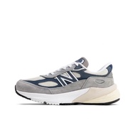 New Balance NB 990V6 retro casual breathable sports shoes men and women gray blue OR3A--*&