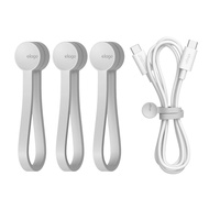 elago Magnetic Cable Ties ที่จัดระเบียบสายไฟซิลิโคนระดับพรีเมียม ที่เก็บสายเคเบิลแม่เหล็กแบบใช้ซ้ำได