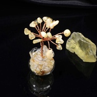 【Make a wish】黃水晶開運招財許願水晶樹 過年發財樹水晶擺件