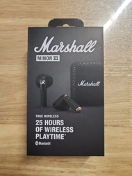 全新原封行貨 Marshall Minor III True Wireless Headphone 真無線藍芽耳機