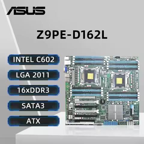 ASUS Z9PE-D16/2L Motherboard Support E5-2600 E5-2600 v2 ‌E5-2670 ‌E5-2670 v2 CPU 16×DDR3 1866MHz 512