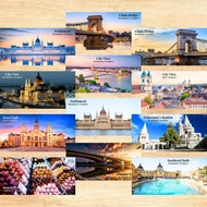 Hungary Budapest Gift Souvenir Fridge Magnet Door Gift Food Culture Festivities 10 cm x 5