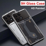 9H Glass Case For Redmi K90 Cases Redmi K90 5G Hard Tempered Glass Phone Back Cover Redmi K90 Pro Ma