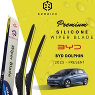 EZDRIVE Premium Silicone Soft Wiper Blade for car model BYD DOLPHIN Car Wiper Blade