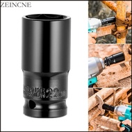 Zein Quick Fastening 1 2Inch Drive Metric Deep Impact Socket 6Point Deep Socket