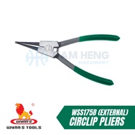WYNN'S WSS175B STRAIGHT EXTERNAL CIRCLIP PLIERS 175MM