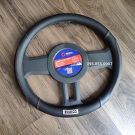Bọc Vô Lăng Sparco Italia Cao Cấp Model 1113BKS cho các dòng ô tô xe hơi phổ thông size 37-38-39cm (