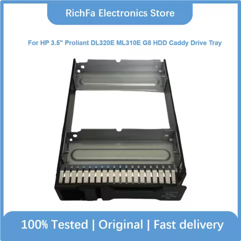 NEW For HP 3.5" Proliant DL320E ML310E G8 Non-Hot Plug 652998-001 HDD Caddy Drive Tray