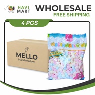 MELLO REGULAR RAINBOW MARSHMALLOWS Candy Toppings 680G (4 PIECES PER BOX) HONLINE