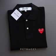 CDG COMME des GARCONS PLAY POLO SHIRT men's t-SHIRT men Original