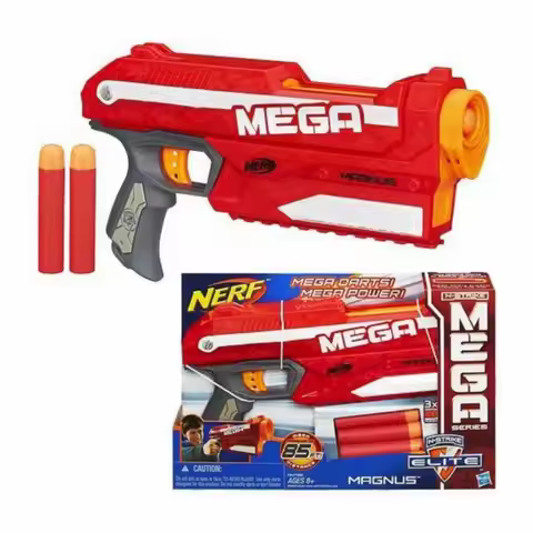Hasbro Nerf N-Strike Elite Mega Magnus Blaster A4887 (packaging Box Damage)