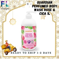 Guardian Perfumed Body Wash Rose & Cica 1L