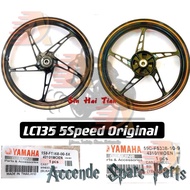 LC135 5SPEED SPORT RIM ORIGINAL BLACK ORANGE 55C-F5338-10-9X 1S8-F5168-00-5X 100% ORIGINAL