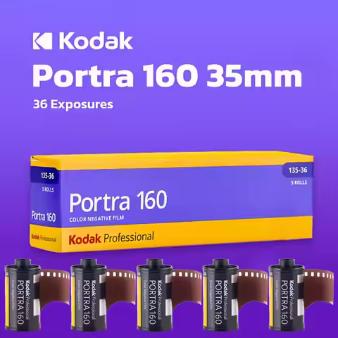 Kodak Classic Professional 35mm Film Kodak Portra 160 ISO 160 135mm Color Negative Film 1-10 Rolls F