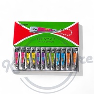 (12 pcs) Pacman Stainless Steel Small Nail Clippers PC-602