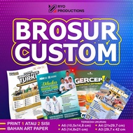 [BEST SELLER] CHEAPEST CUSTOM BROCHURE PRINTING | A6 | A5 | A4 | A3 [1 SIDE 2-SIDED/] CUSTOM FLYER