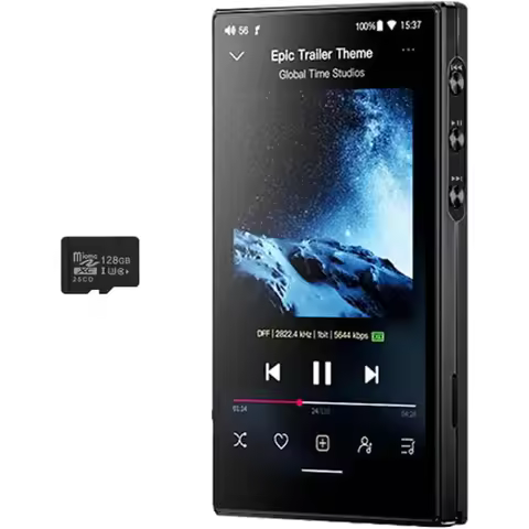 USA Stock 160GB MP3 Player Android 13 Hi-Res Music Player Snapdragon 680 Bluetooth WiFi USB DAC 12.5