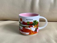 全新 現貨 泰國 星巴克 STARBUCKS pattaya 芭達雅 城市杯 城市馬克杯 YAH 馬克杯 咖啡杯 收集