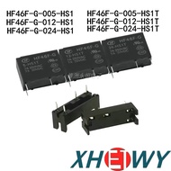1-5PCS Relay HF46F-G HS1T HS1 4-pin HF46F-G-012-HS1 HF46F-G-005-HS1 HF46F-G-024-HS1 HF46F-G-005-HS1T