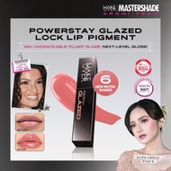 MAKE OVER Powerstay Glazed Lock Lip Pigment - Lip Glazed Plump Gloss Next Level Lip Cream Transferpr