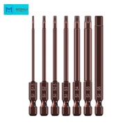 MW 65mm H1.5-H6 Alloy Steel Magnetic Hex Head Screwdriver Bits Screw Driver Tools