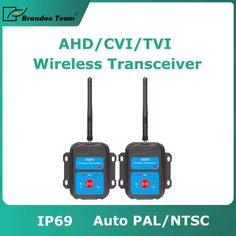 Wireless Transceiver AHD CVI TVI IP69 for Car Vans Bus 1080P Truck Camera Transmitter Around View Wi