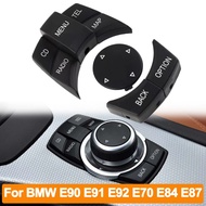Interior Car CIC IDrive Multi-Media Knob Menu Button Switch For BMW E Series E60 E61 E81 E82 E87 E88