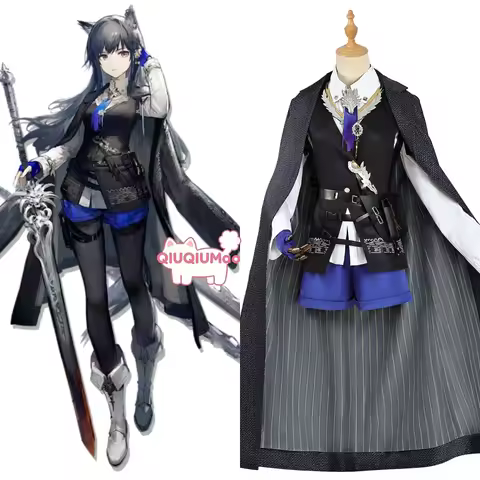 Hot Game Arknights Cosplay Costume Anime Texas The Silence High Quality Role Playing Uniform Outfit 