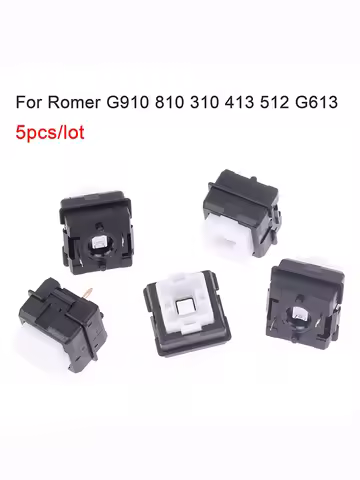 5Pcs Romer-G Switch For G910 G810 G310 G413 G512 G613 Mechanical Keyboard Shaft Change Shaft Black S