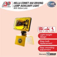 HELLA Comet 450 Driving Lamp Auxiliary Light with Yellow Lens - 1FB 005 860 263