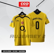 Arsenal 2005 Away Retro Full Printing Jersey
