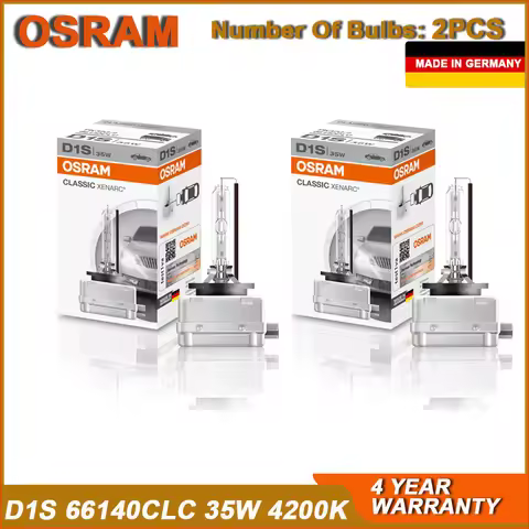 OSRAM CLASSIC XENARC D1S 66140CLC 35W PK32D-2 HID Xenon Headlight 12V 35W 4200K Car Hi/lo Beam OEM S