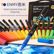 AMMY 24/s 60 Colors Liquid Markers Super Strong Closure Ability Must Have For Drawing
