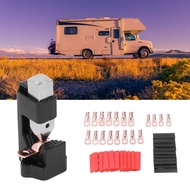sudi CFTGIW Battery Cable Lug C Tool Crimper with 20 Terminal Heat Shrink Tube for 8AWG to 0000AWG