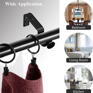 Retractable curtain rod bracket installation code lifting fixed bracket bracket metal bracket base Roman rod support bracket