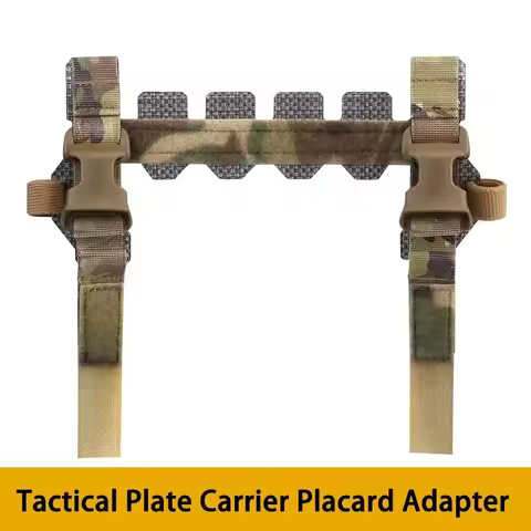 Tactical Plate Carrier Placard Adapter Adaptive Vest Front Panels Converter for AVS MBAV ASM Buckle 
