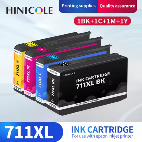 HINICOLE For HP 711XL For HP711 DesignJet T120 T520 Printer 711XL Compatible Replacement Ink Cartrid